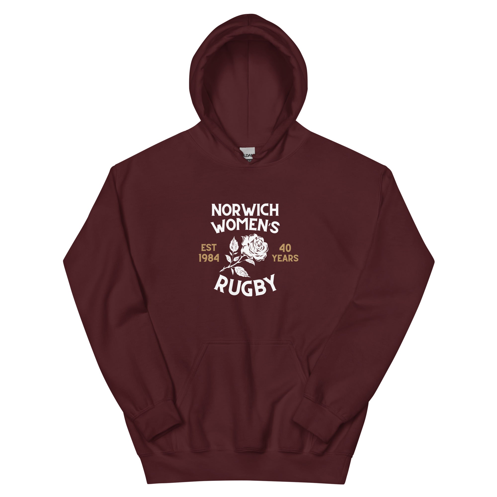 Rugby Imports Norwich Women's Rugby 40 Years Heavy Blend Hoodie