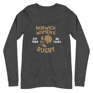 Rugby Imports Norwich Women's Rugby 40 Years LS Social T-Shirt