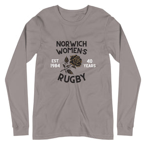 Rugby Imports Norwich Women's Rugby 40 Years LS Social T-Shirt