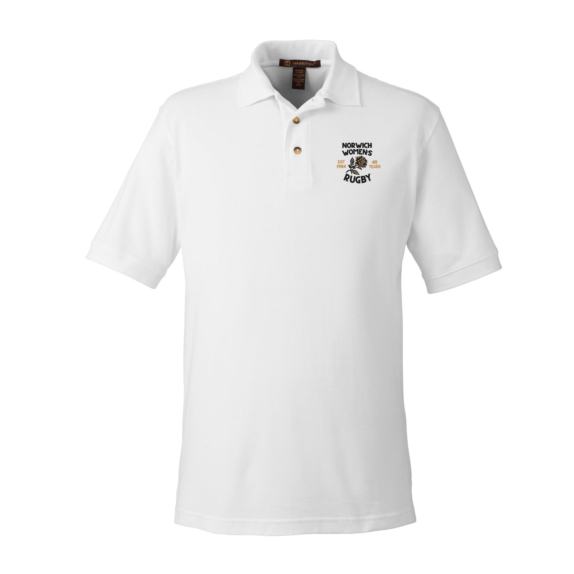 Rugby Imports Norwich Women's Rugby 40 Years Ringspun Cotton Polo