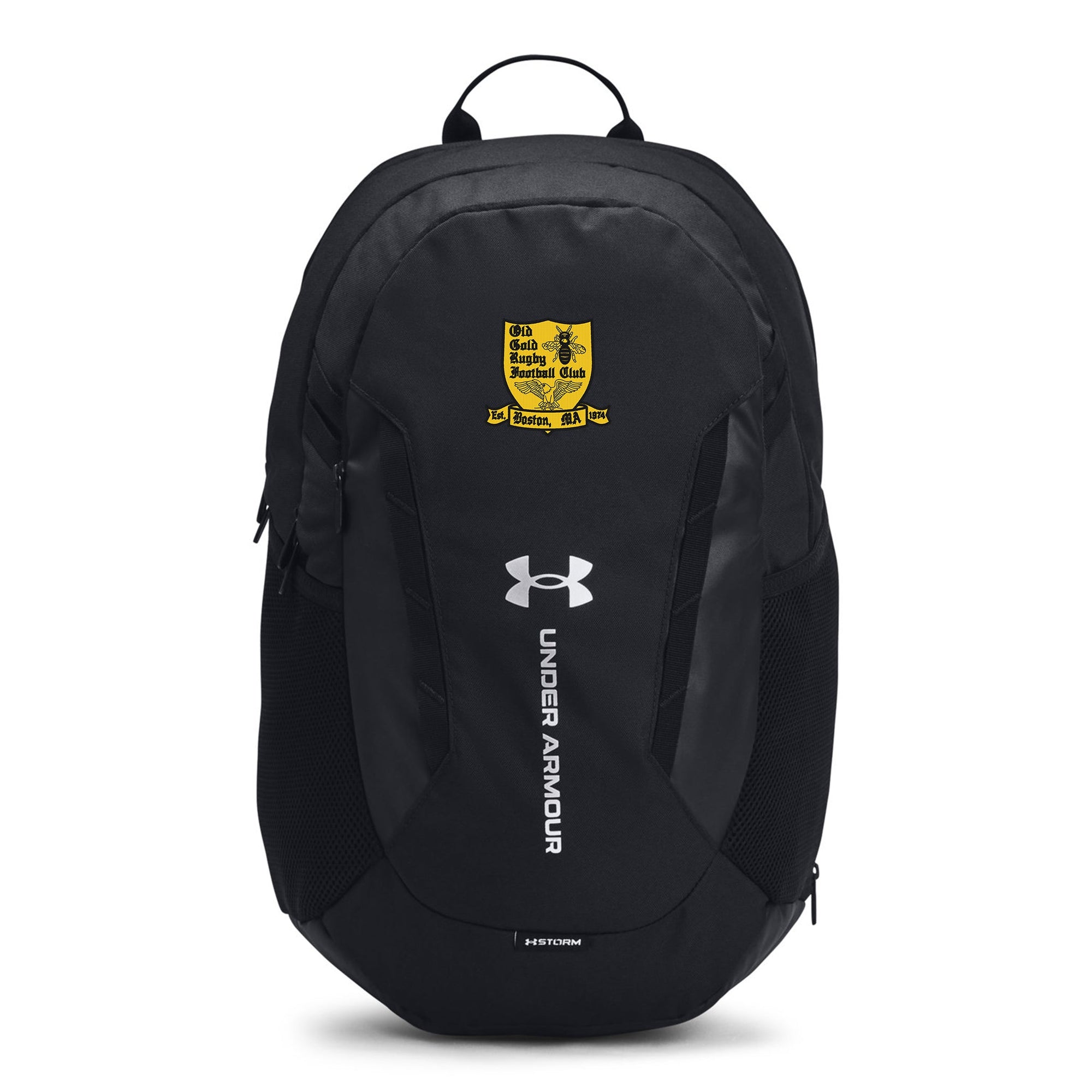 Rugby Imports Old Gold RFC UA Hustle 5.0 Backpack