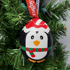 Rugby Imports Penguin Rugby Ball Ornament