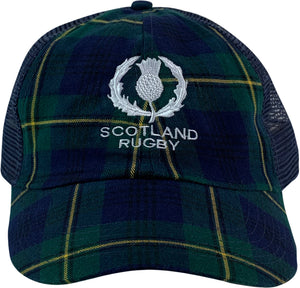 Rugby Imports Scotland Rugby Plaid Trucker Cap