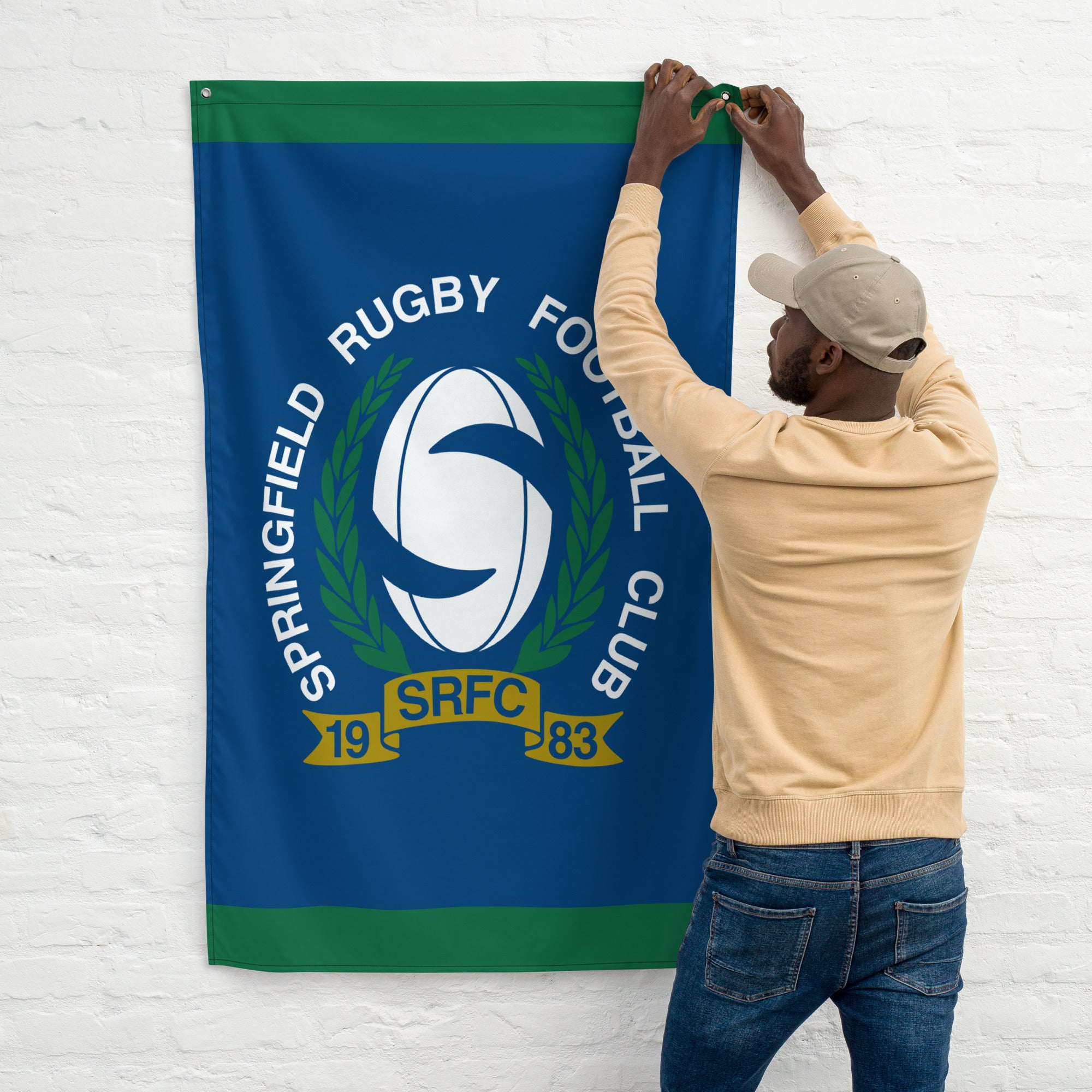 Rugby Imports Springfield RFC Wall Flag