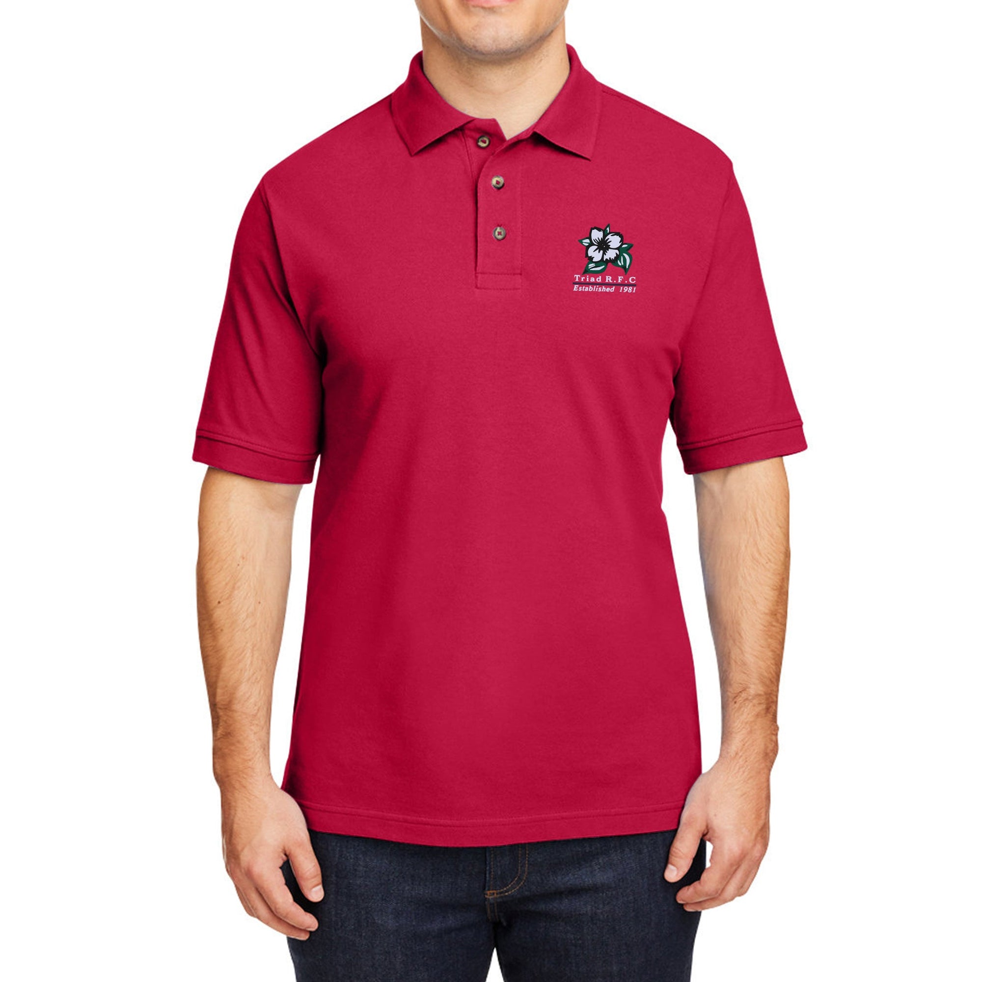 Rugby Imports Triad RFC Ringspun Cotton Polo