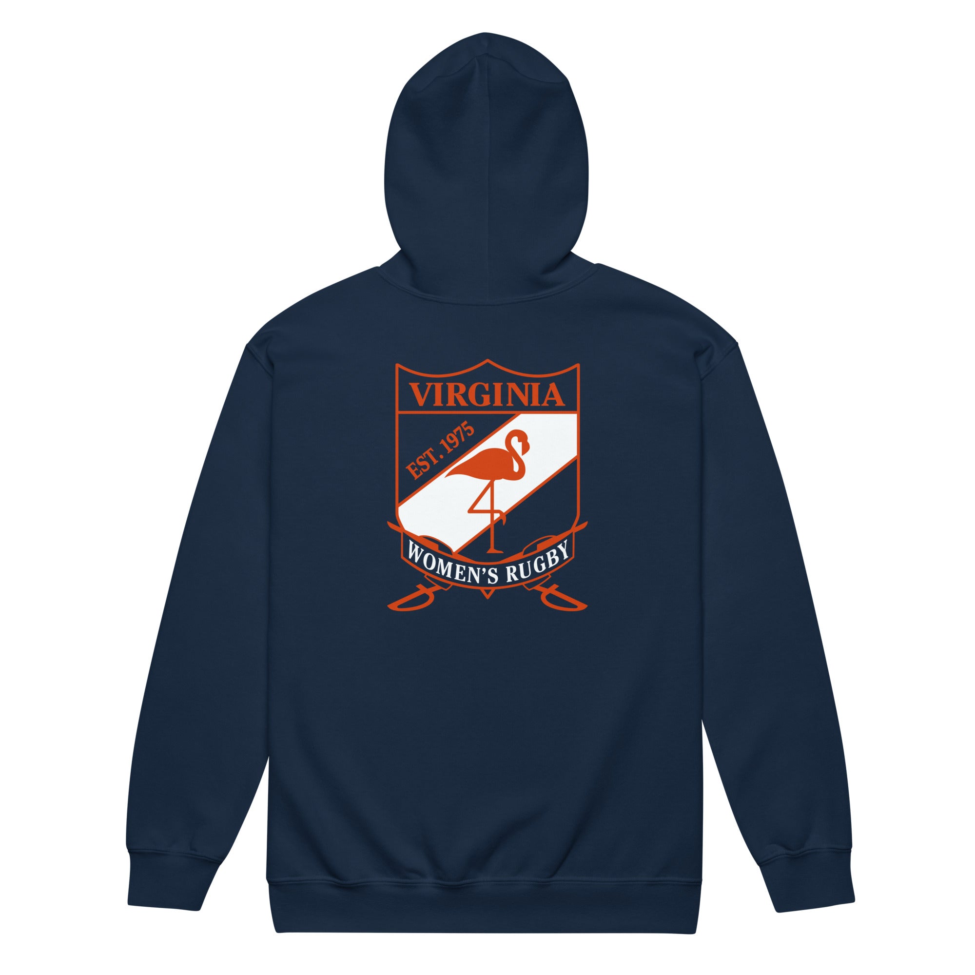 Rugby Imports Virginia Women's Rugby Heavy Blend Zip Hoodie