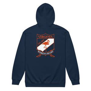 Rugby Imports Virginia Women's Rugby Heavy Blend Zip Hoodie