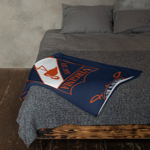 Rugby Imports Virginia Women's Rugby Throw Blanket