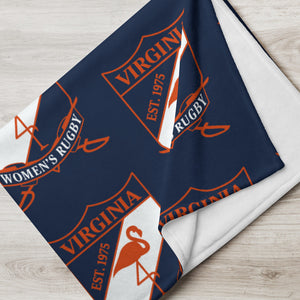 Rugby Imports Virginia Women's Rugby Throw Blanket