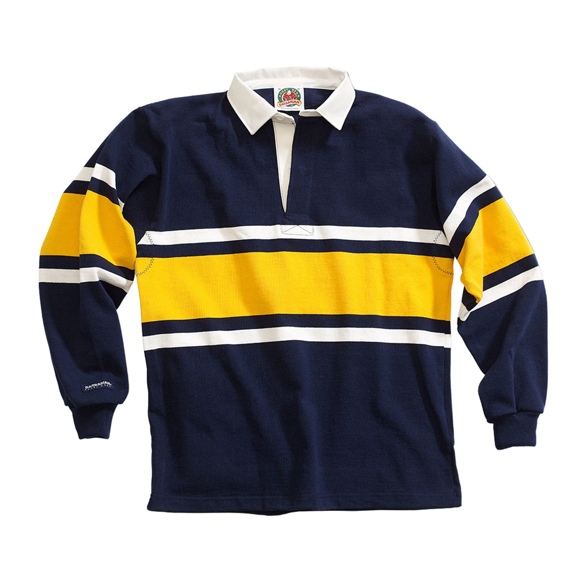 Yellow and blue rugby hot sale shirt