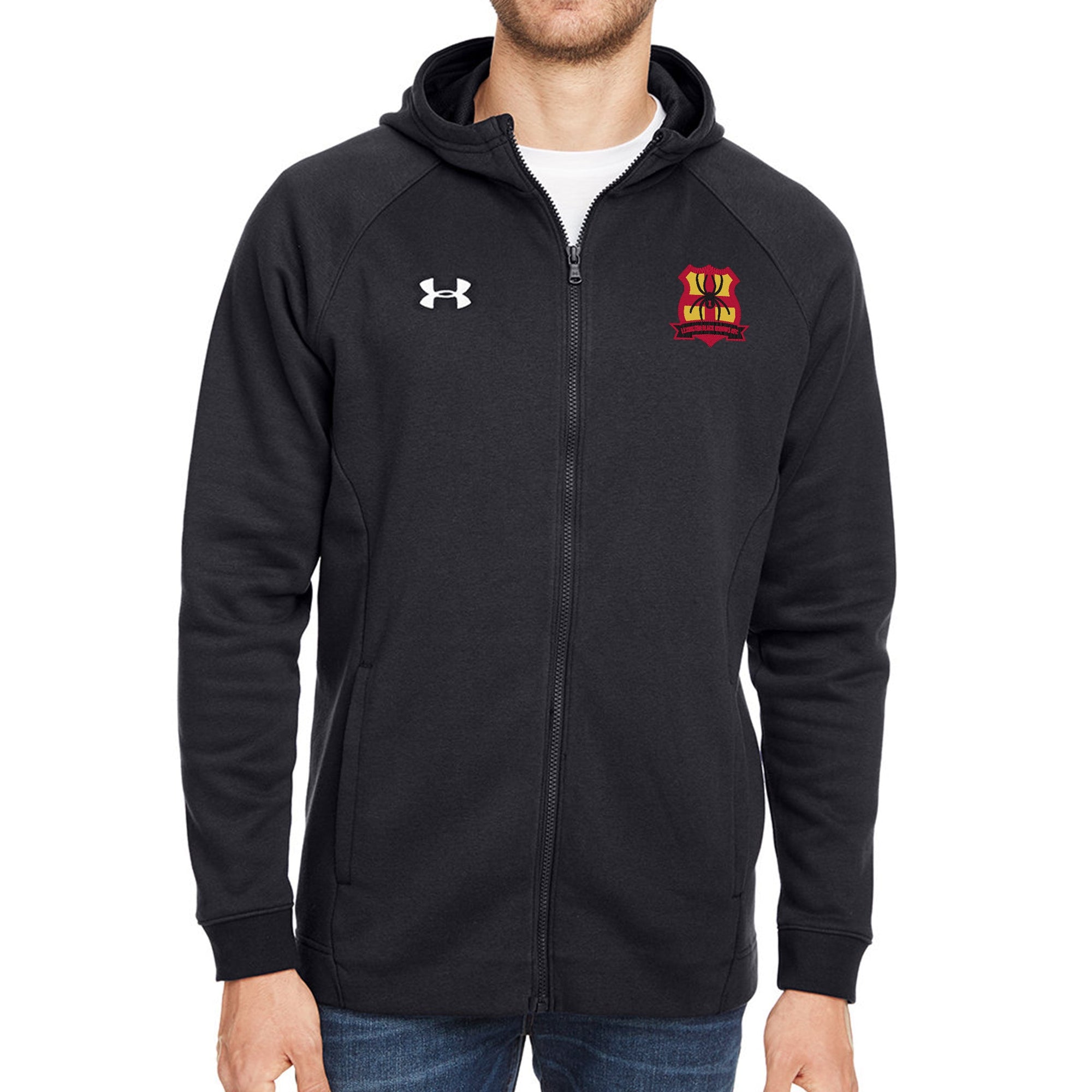 Rugby Imports Black Widows RFC Hustle Zip Hoodie