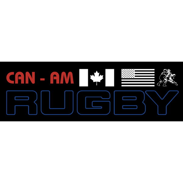 CANAM Rugby Flag Bumper Sticker Rugby Imports