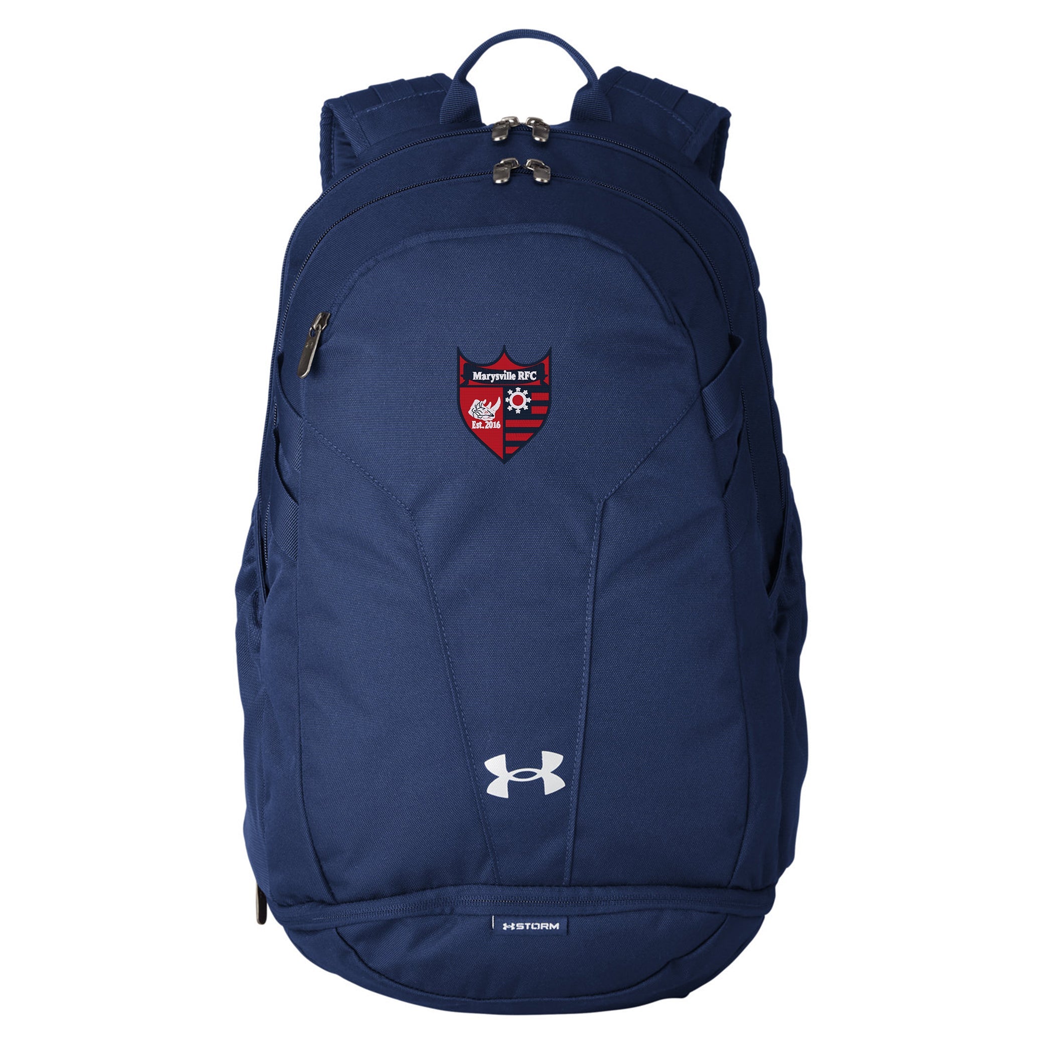 Under armour 2016 hustle ii storm best sale backpack