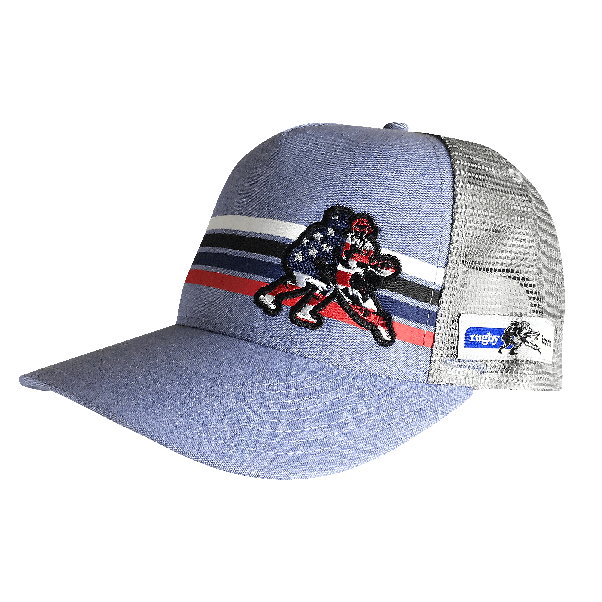 Rugby Imports Quad Stripe Trucker Hat