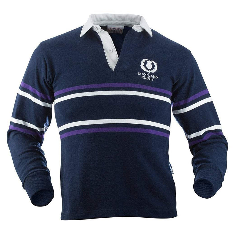 Scotland Split Stripe Rugby Jersey - Rugby Imports