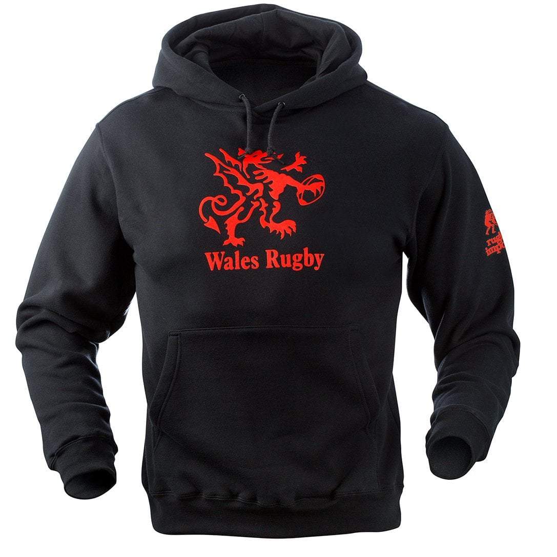 Wales rugby 2025 hoodie black